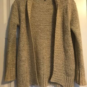Cream colored sweater cardigan